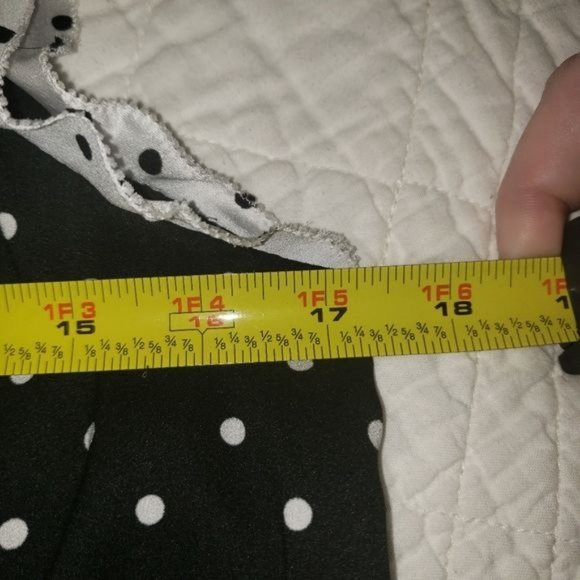 Ann Taylor Petite Polka-dot Mini Dress Medium - Picture 7 of 7